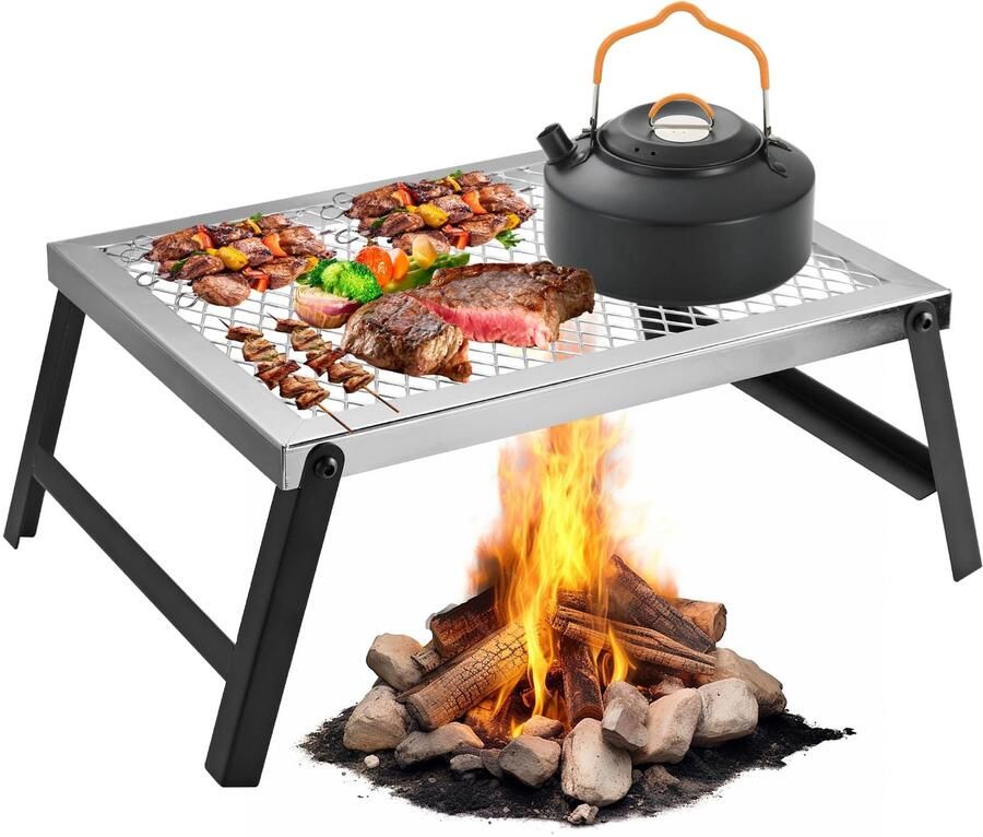 Vouwbare Campfire Grill Lichtgewicht Gril voor Buiten