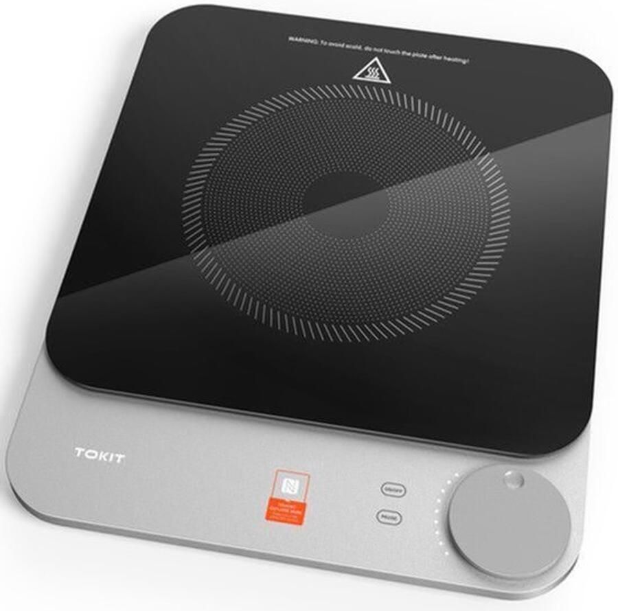 Vrijstaande Inductiekookplaat 2100 W Vermogen 35 cm Breedte Gehard Glas Elektrisch Koken