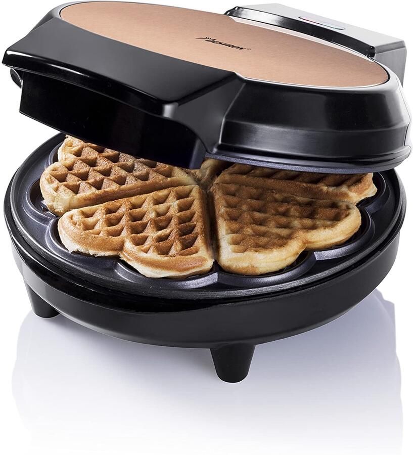 Wafelijzer voor Hartvormige Wafels met Recepten