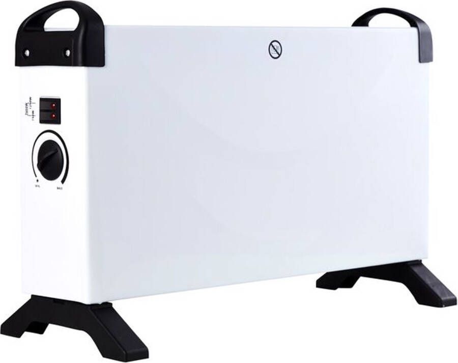 Wakka HotSerie Elektrische Kachel 2000W 3 standen Wit