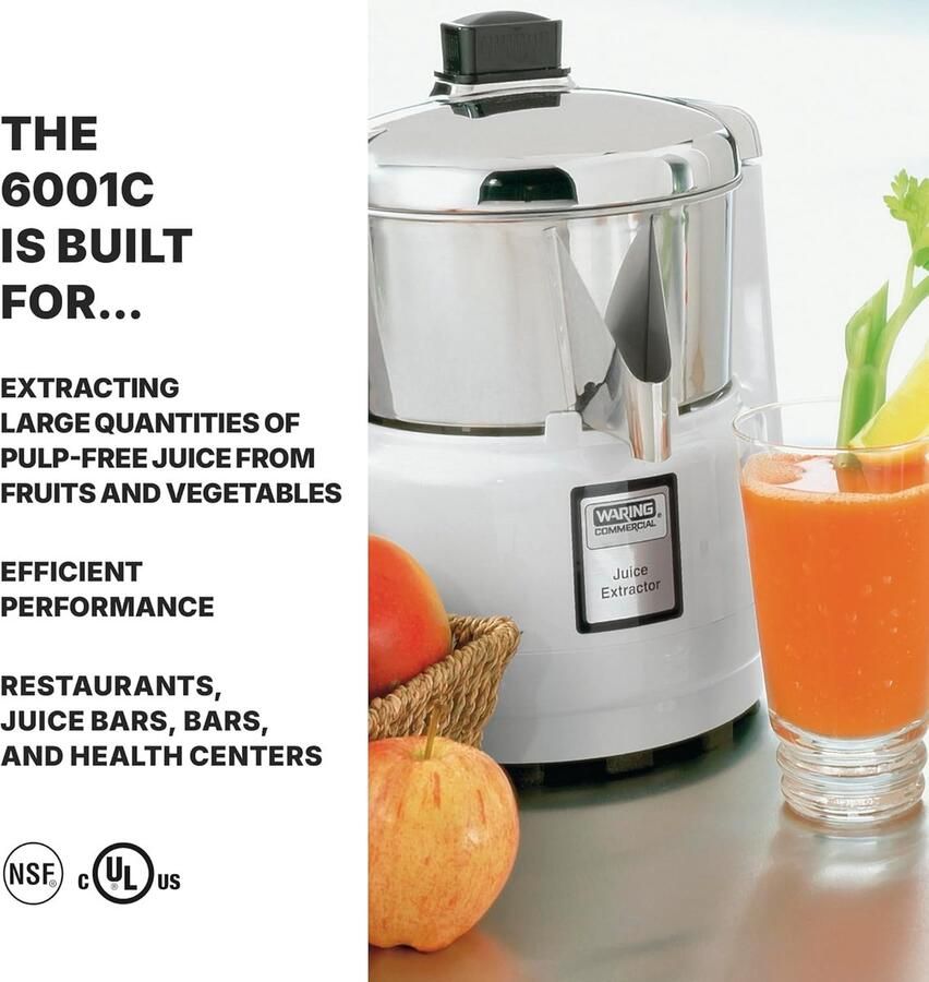 Waring Commercial Sapcentrifuge Juicer Bar Juice Extractor Professional