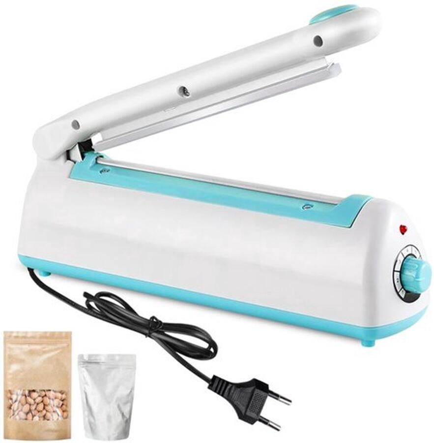 Warmte-sealapparaat folielasapparaat 200 mm folielasapparaat impulse heat bag sealer afdichtingsmachine zegelmachine plastic bag sealer afdichtingsbreedte balklasapparaat voor Mylar PP