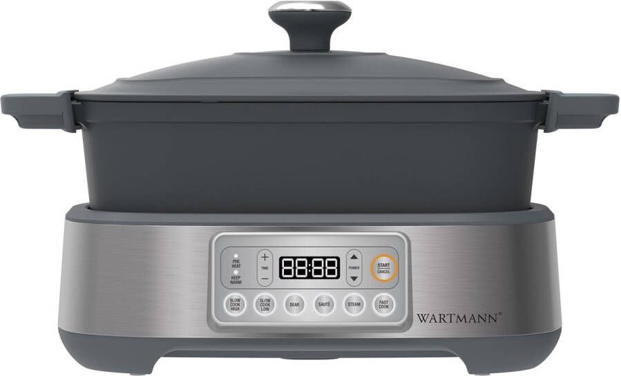 Wartmann Multicooker WM-2401 MC Gietijzer 5.5 liter Zwart