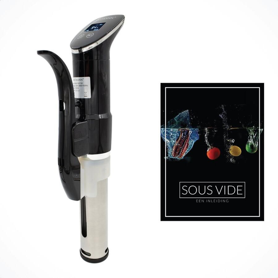 Wartmann 1507 Sous Vide Stick Sous Vide Koker Smart Slowcooker Met Timer Sous Vide kookboek (E-Book)