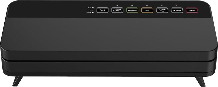 Wartmann Vacuum apparaat WM-2509-VC Hydrostatis & Inflate technology Zwart