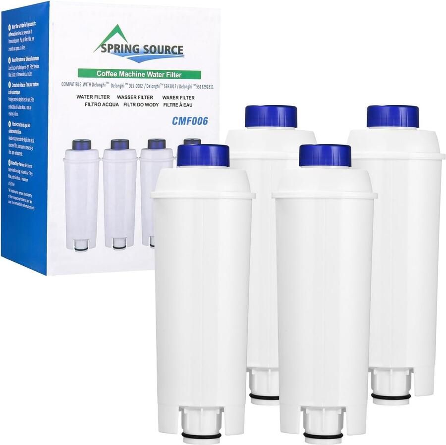 Waterfilter voor koffiezetapparaten geschikt voor Delonghi Dinamica Magnifica S Eletta Explorer ETAM Autentica EPAM en ECAM Series Verbeter smaak en kwaliteit van je koffie