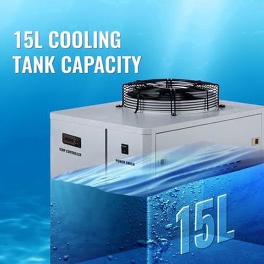 Waterkoeler Industriële Koeler CW6100 Capaciteit 15 Liter Compressor Koelsysteem Waterstroombeveiliging Voor CO2 Lasergravure