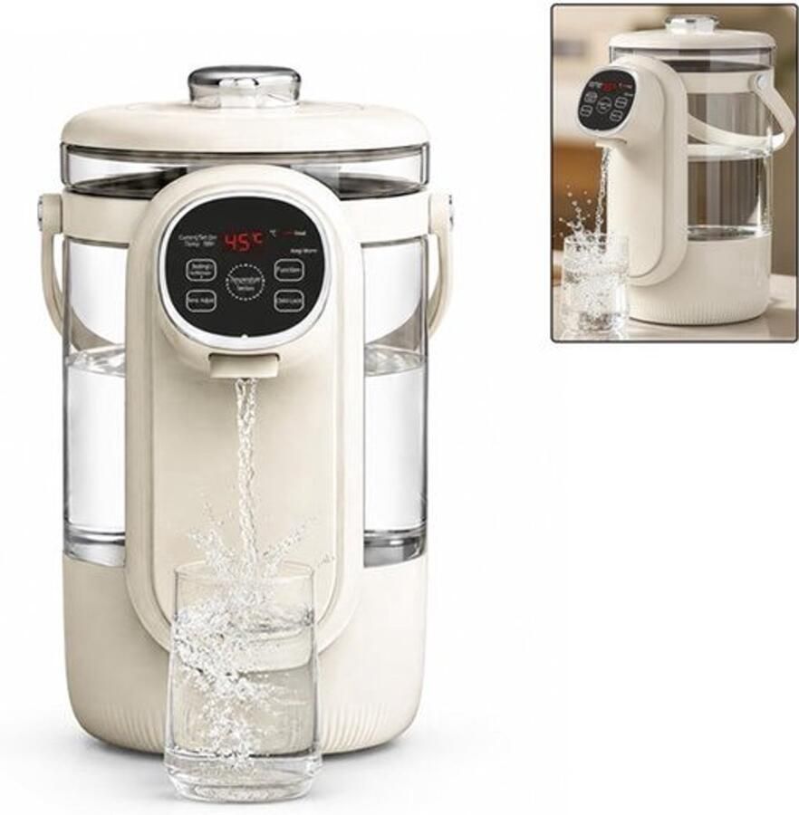 Waterkoker met temperatuurregeling warmwaterdispenser 3 5 l