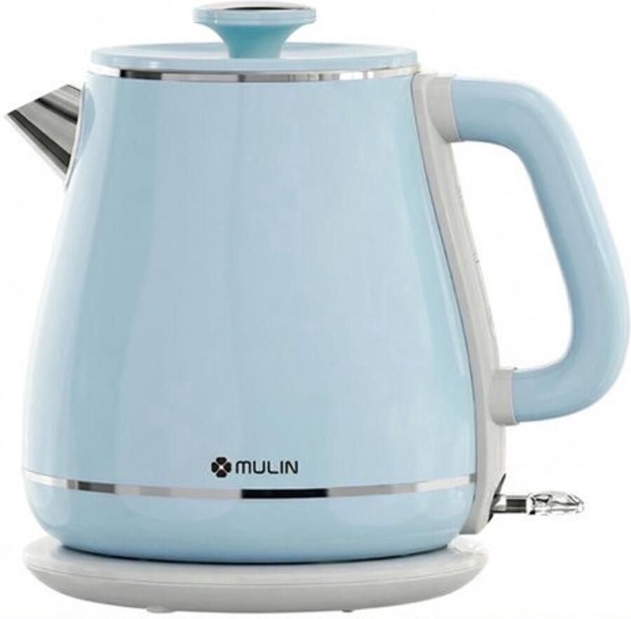 Waterkoker retro elektrische waterkoker met 360° basis 1 8 l capaciteit 2200 W snelkookfunctie automatische uitschakeling theekoker elektrische