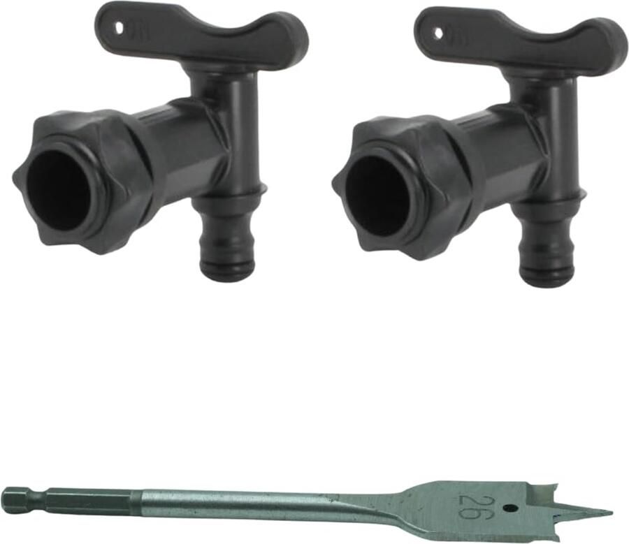 Waterkraan voor Waterkoker Set van 2 met Moeren en Afdichtingen