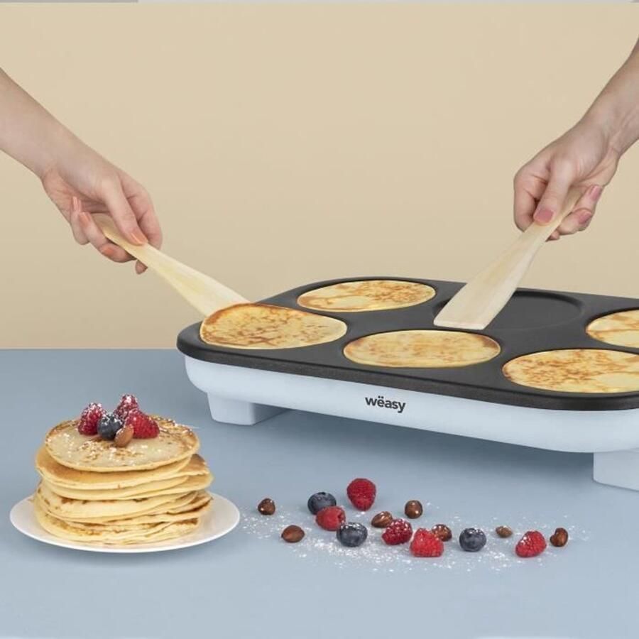Weasy – GOO60 – Crêpe maker – 6 mini crêpes – 1500 W