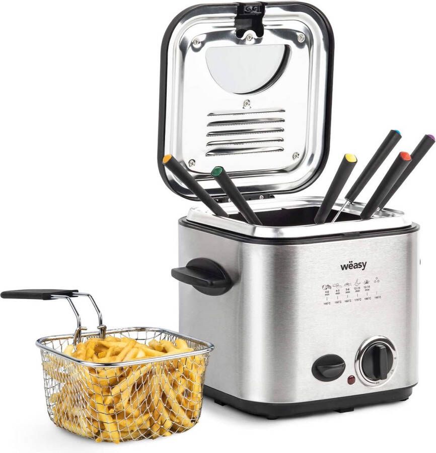 Weasy Wëasy TB600 Frituur- en fonduepan 2-in-1.2L