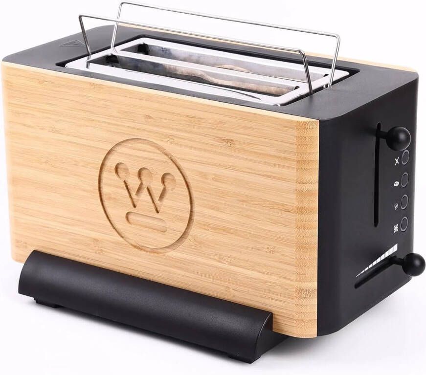 Westinghouse Bamboe Broodrooster 1400W Toaster Keukenmachine Keukenapparaten Toaster Grill