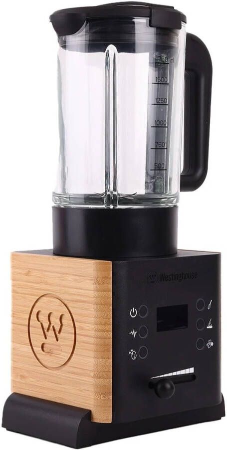 Westinghouse Bamboo Blender Keukenmachine Food Blender 1000W 1 75L Mixer Menger Smoothiemaker