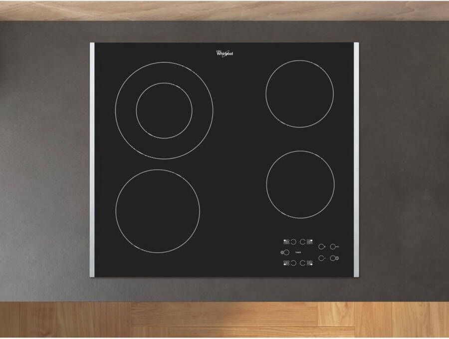 Whirlpool AKT 8130 BA Keramisch kookplaat ZWart