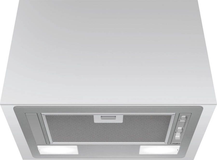 Whirlpool wct64flsx ingebouwde kap 332 m3 lucht h max 64 db max 3 snelheden l 53 cm roestvrij staal