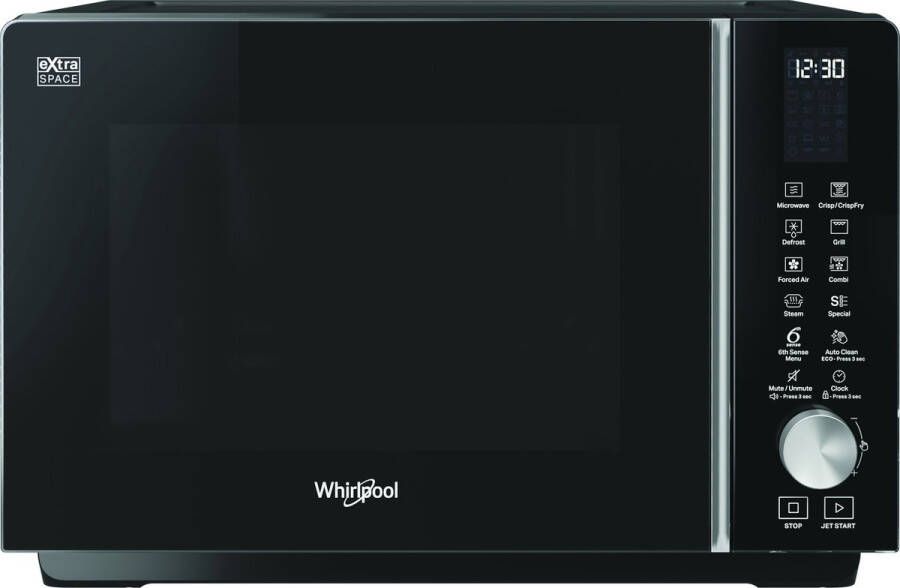 Whirlpool ExtraSpace MWF 259 SB Zwart Zilver Combinatiemagnetron Aanrecht 25 l 800 W