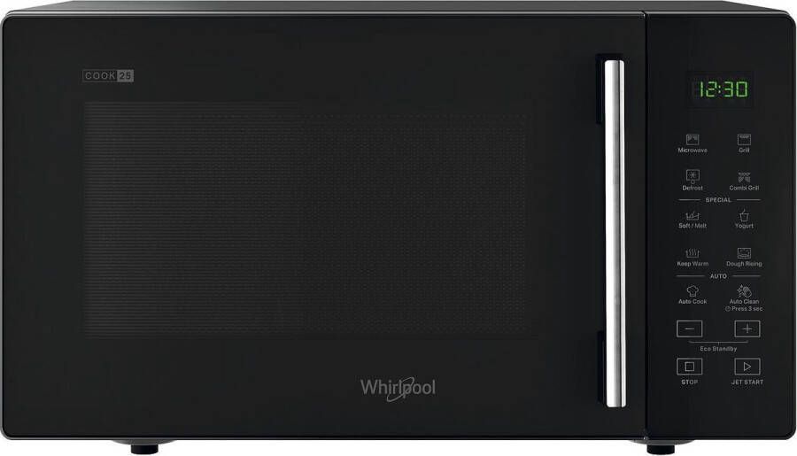 Whirlpool MWP 253 B Aanrecht Combinatiemagnetron 25 l 900 W Zwart