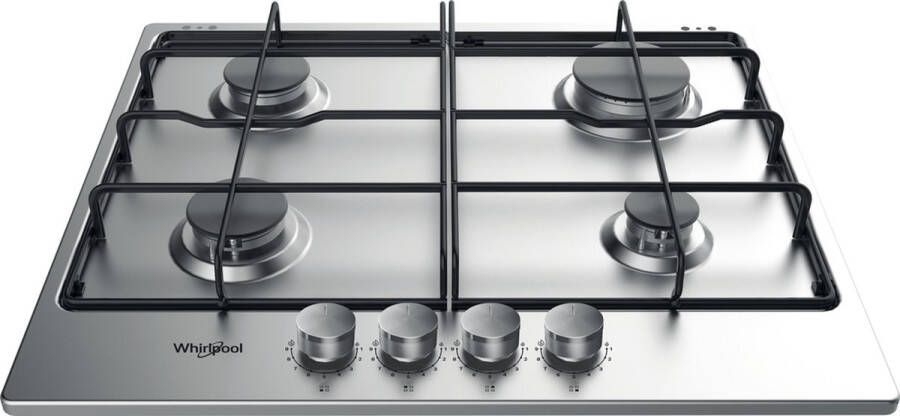 Whirlpool TGML 650 IX kookplaat Roestvrijstaal Ingebouwd 58 cm Gaskookplaat 4 zone(s) - Foto 2