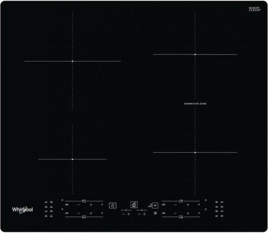 Whirlpool WB B8360 NE Zwart Ingebouwd 59 cm Inductiekookplaat zones 4 zone(s) - Foto 2