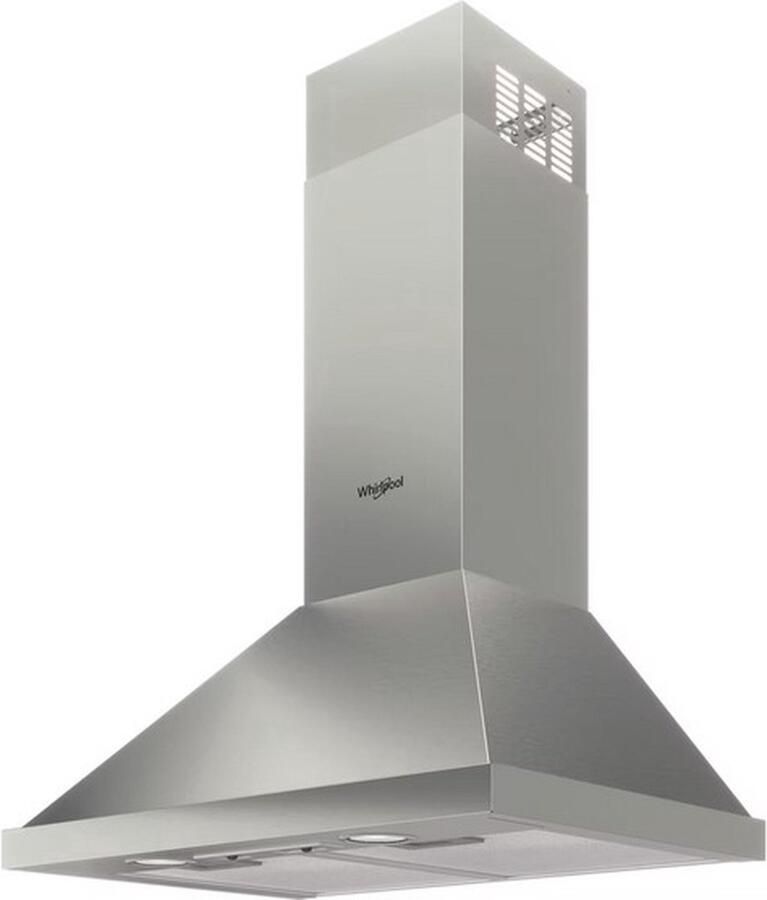 Whirlpool AKR 648 3 IX-1 Wandschouw Afzuigkap Roestvrijstaal + 3 Jaar Gratis Extra Garantie