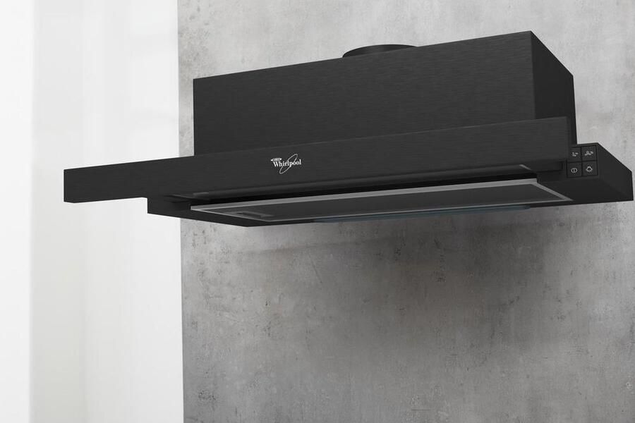 Whirlpool AKR 749 1 NB-1 geïntegreerde Afzuigkap Zwart + 3 Jaar Gratis Extra Garantie