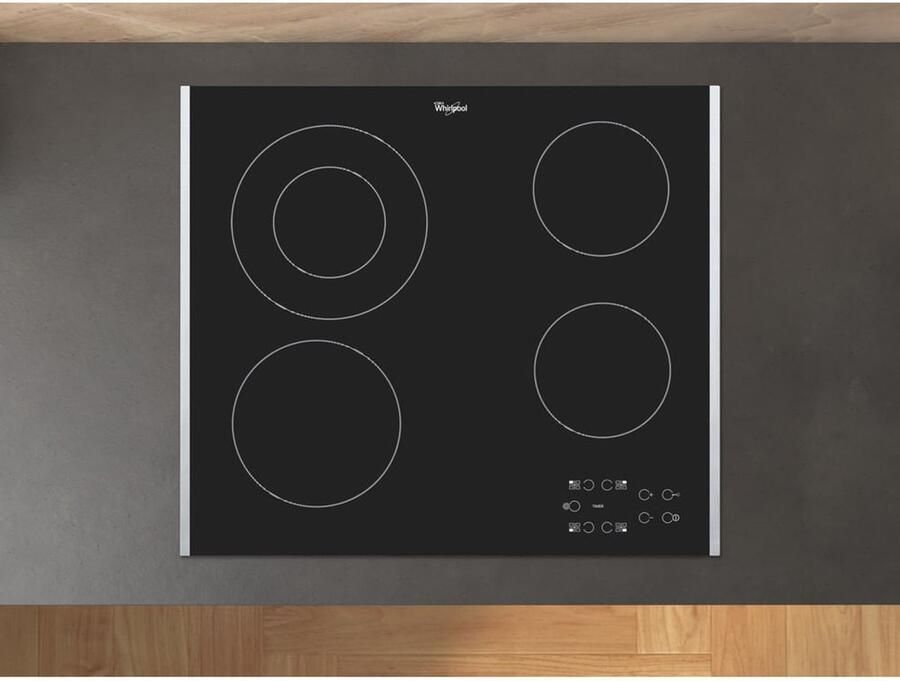 Whirlpool AKT 8130 BA Keramisch kookplaat ZWart