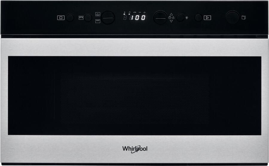 Whirlpool W7 MN840 Inbouw combi magnetron Zilver