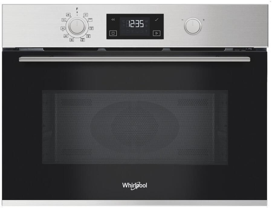 Whirlpool MBP A540 X Zwart Roestvrijstaal Combinatiemagnetron Ingebouwd 40 l 900 W
