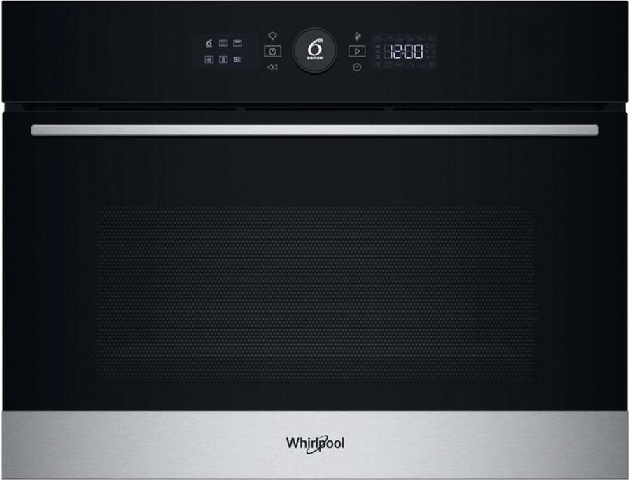 Whirlpool WCC58HMSXA oven 48 l Zwart Roestvrijstaal