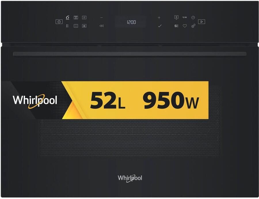 Whirlpool WCW7O7HTSB Zwart Combinatiemagnetron Ingebouwd 53 l 950 W
