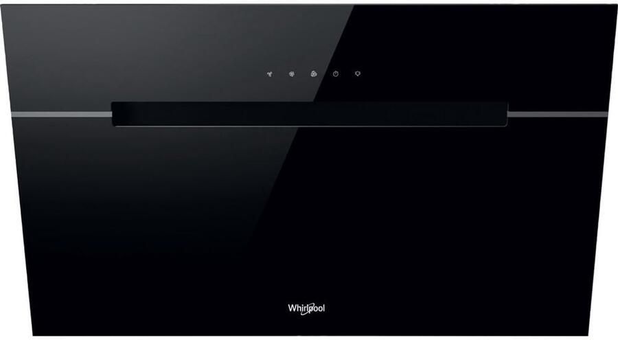 Whirlpool WHVP 62F LT SK Afzuigkap vlakscherm Zwart