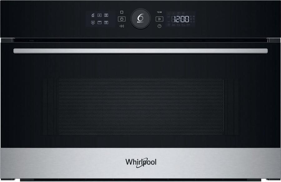 Whirlpool WMD54MX Zwart Roestvrijstaal Grill-magnetron Ingebouwd 31 l 1000 W