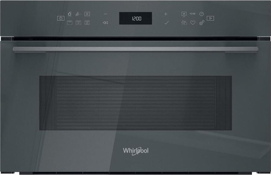 Whirlpool WMD7O4TSG Grijs Grill-magnetron Ingebouwd 31 l 1000 W