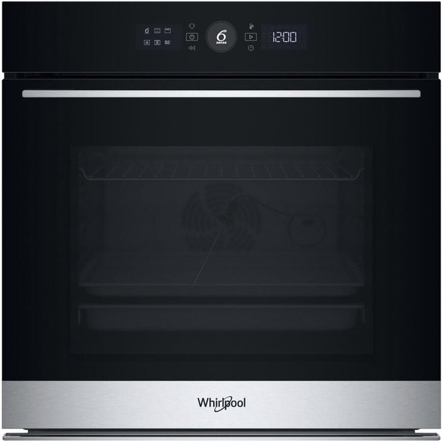 Whirlpool WOI5S8PPM1SXA oven 73 l Zwart Roestvrijstaal