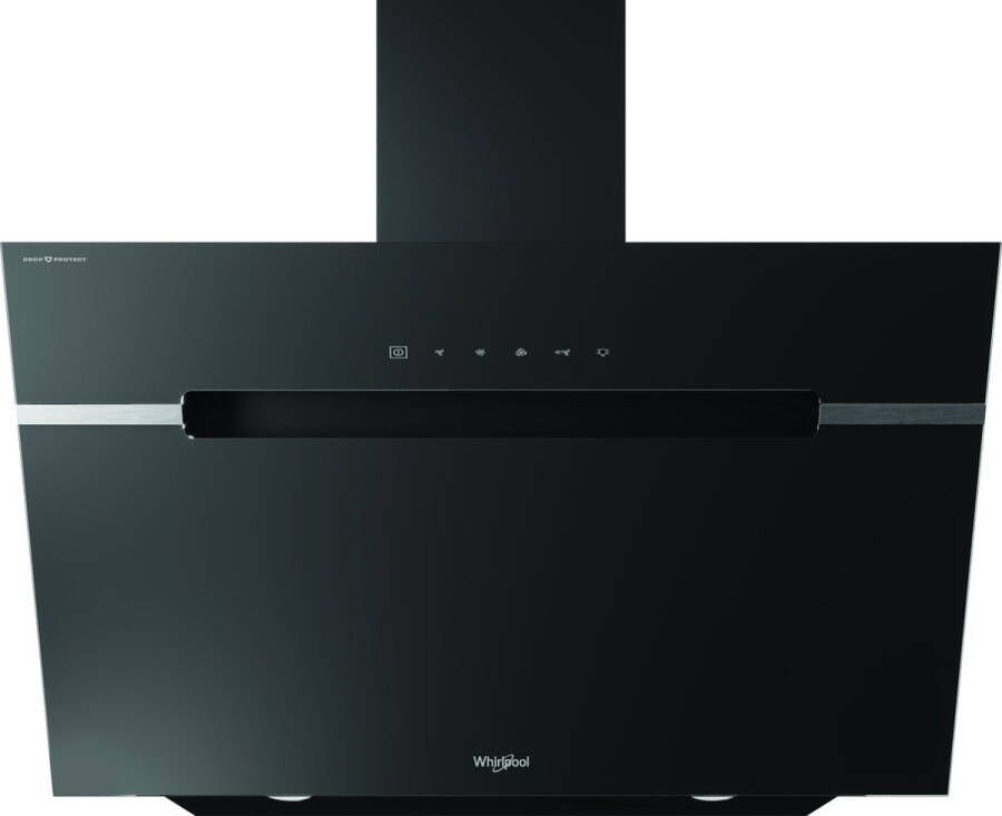 Whirlpool WHVS 91F LT DP K Afzuigkap 570 m³ uur Afvoerend recirculerend C label 65 dB