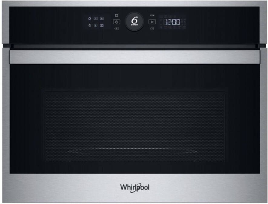 Whirlpool WMW47HMX CombiMagnetron Oven Inbouw 40 liter 900W 1600W 45cm Hoog Crisp-functie