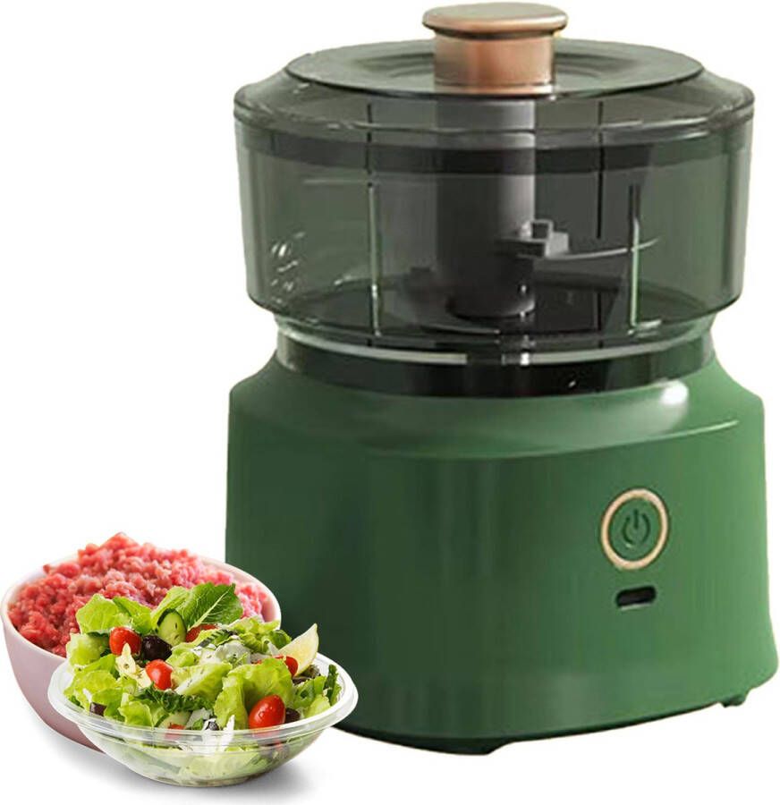 White-Label Elektrische Groentesnijder Multifunctioneel Vleesmolen Gehaktmolen Uiensnijder Groen