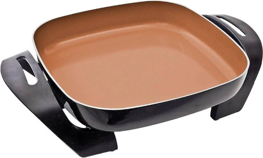 DailySupplies Elektrische Pan Party Pan Hapjespan Zwart