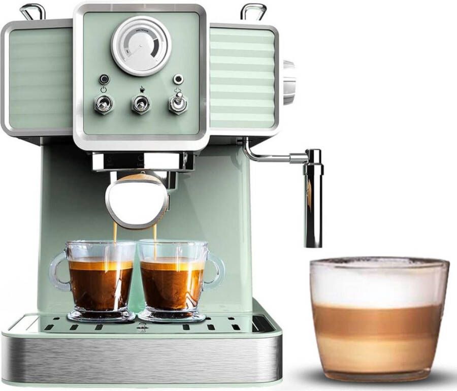 White-Label Espressomachine Koffiezetapparaat Koffiemachines Groen