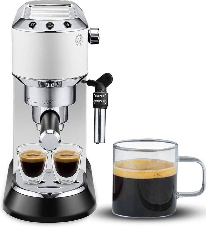 White-Label Espressomachine Koffiezetapparaat Koffiemachines Wit