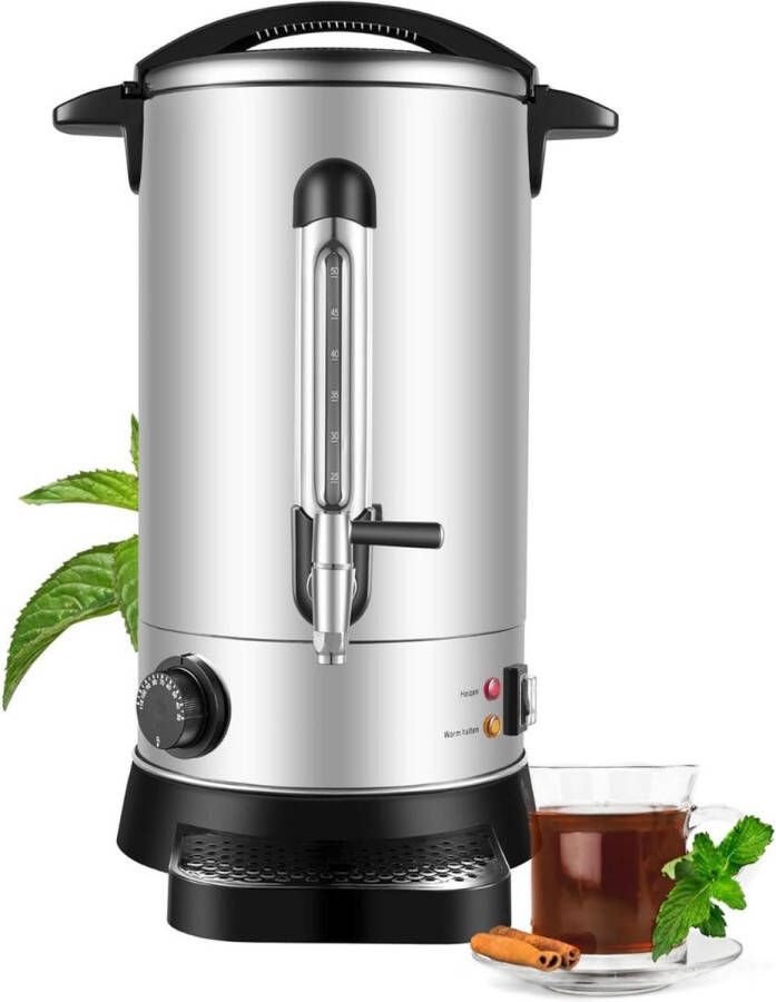 White-Label Luxe Heetwaterdispenser Instant Waterkoker Heetwatertap Professionele Kwaliteit Zilver en Zwart