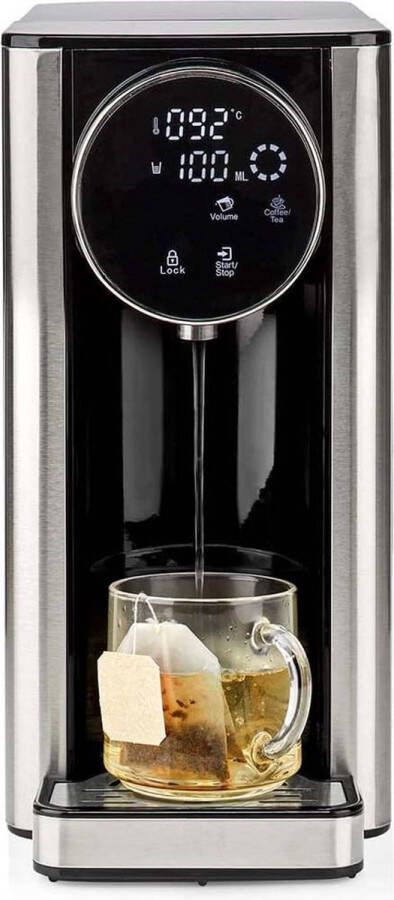 White-Label Luxe Heetwaterdispenser Instant Waterkoker Heetwatertap Professionele Kwaliteit Zwart