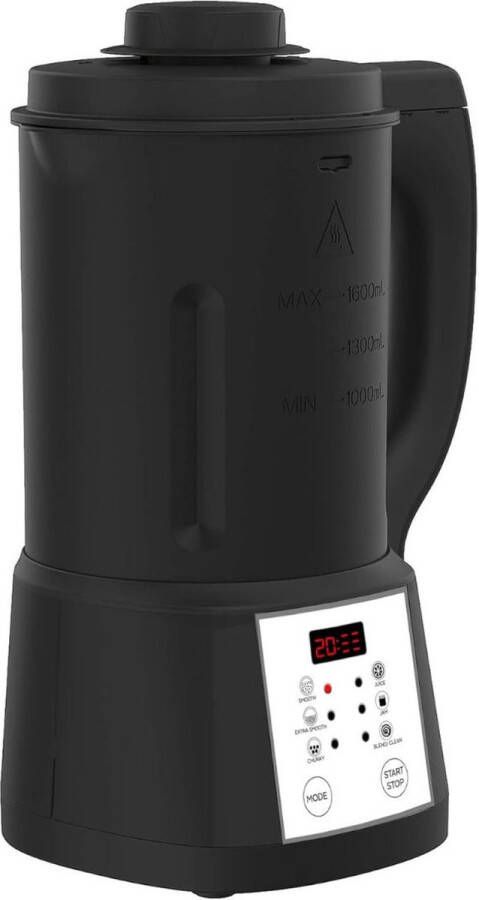 White-Label Soepmaker Blender 2 in 1 Zwart