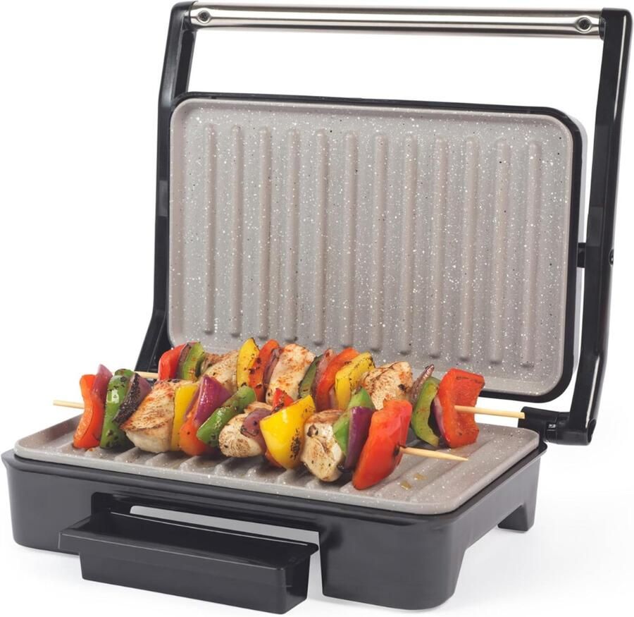 White-Label Contactgrill Tosti Apparaat Tosti-ijzers Panini Grill Grijs