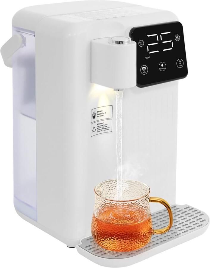 White-Label Heetwaterdispenser Instant Waterkoker Heetwatertap Professionele Kwaliteit -Wit