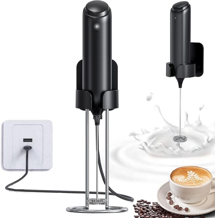 White-Label Melkschuimer Elektrisch Melkopschuimer Handmatig Barista