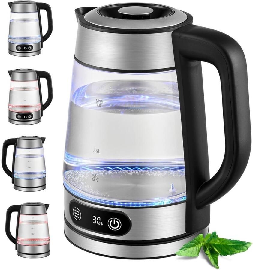 White-Label Waterkoker Met Temperatuur – Elektrische Waterkoker – Heetwaterkoker