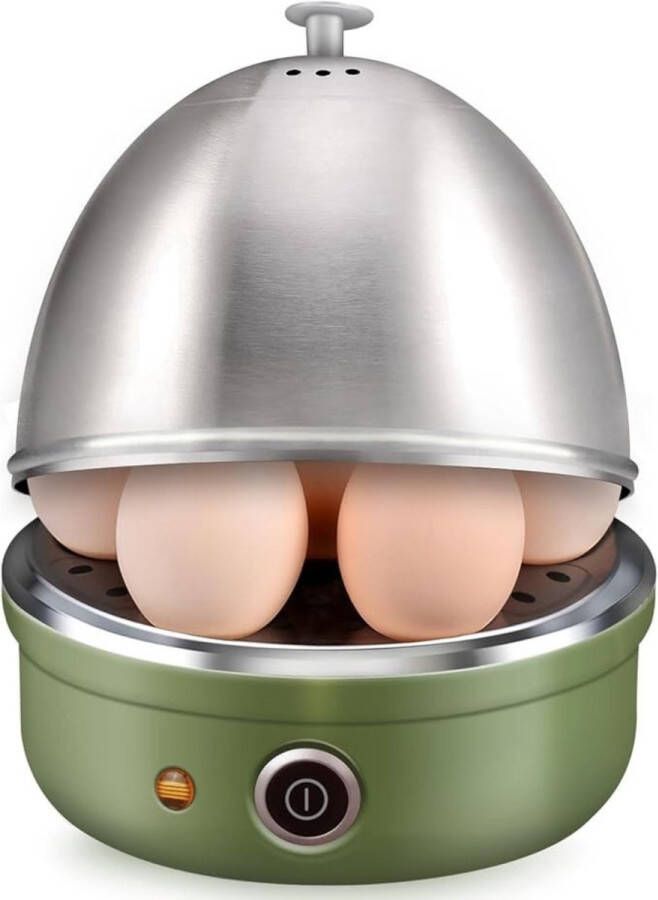 WHOUSE Eierkoker Electrisch 4 in 1 Geschikt voor 7 Eieren Groen