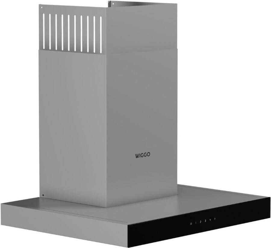 Wiggo WE-A641T(X) – T-Model Wandschouw Afzuigkap 60 cm – RVS – 650 m³ h – LED Verlichting – Energieklasse A – 5 jaar garantie